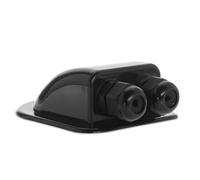 Offgridtec 006415 Passe-toit 2 entrées pour panneau solaire de camping-car, caravane et bateau en ABS noir 1 pièce