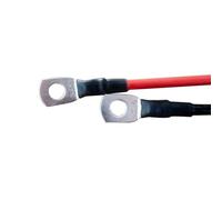 Offgridtec 2m Batteriekabel 10mm² M8 Terminal Zu Schraubklemmenanschluss, Öl-, Kälte- & UV-beständig, Flammwidrig, Für Geräte Mit M8 Schraubklemmenanschluss, Hohe Belastbarkeit, Rot/Schwarz