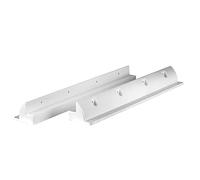 Offgridtec 55 cm Déflecteur de toit solaire Fixation Heavy Duty Blanc, 1 pièce, 006555