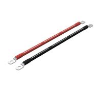 Offgridtec Câble De Batterie 1m 10 mm² Œillets M8 des Deux Côtés, Résistant À l'huile, Au Froid Et Aux UV, pour Appareils avec Borne À Vis M8, Idéal pour Les Contrôleurs De Charge, Rouge/Noir