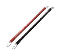 Offgridtec Câble De Batterie 2m 25 mm² Œillets M8 des Deux Côtés, Résistant À l'huile, Au Froid Et Aux UV, pour Appareils avec Borne À Vis M8, Idéal pour Les Contrôleurs De Charge, Rouge/Noir