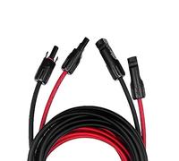 Offgridtec Câble de connexion PV vers fiche PV 6 mm² Rouge/noir 5 m