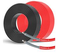 Offgridtec Câble solaire H1Z2Z2-K 6 mm², câble en cuivre simple pour systèmes photovoltaïques, résistant aux UV et aux intempéries, sans halogène, conforme à la norme IEC 60228 EN 50618 (50 m, rouge)