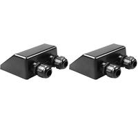 Offgridtec Câble toit 2 Exécution de compartiment Heavy Duty Noir, 1 pièce, 006570 (Lot de 2)