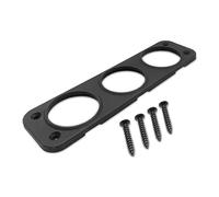 Offgridtec cadre de montage frontal pour 3 prises avec 4 vis