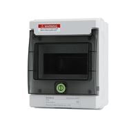 Offgridtec Coffret de distribution 6 TE avec rail DIN, IP66 étanche | Résistant UV, étanche à la poussière, verrouillable, jusqu'à 650 °C, intérieur/extérieur, industrie & infrastructure VE