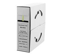 Offgridtec Gaine thermorétractable de 10 m avec colle 1,2 mm > 0,6 mm, taux de rétrécissement 2:1, double mur, sans halogène, ignifuge, isolation de câble étanche, facile à couper, boîte distributrice