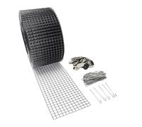 Offgridtec Grille de Protection de 30 m, Construction Robuste en Maille métallique avec 100 Crochets de Fixation, Protection Efficace pour Les Panneaux solaires Contre Les Oiseaux et Les Petits