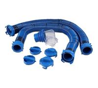 Offgridtec® Kit de tuyau d'évacuation pour camping-car sans outils pour évacuer l'eau résiduelle et les eaux usées