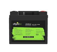 Offgridtec LifePo4 Batterie 12/50 12,8 V 50 Ah BMS intégré 640 Wh