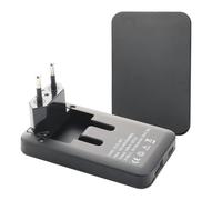 Offgridtec Lot de 2 blocs d'alimentation extra plat double port d'alimentation USB-A USB-C noir 30 W