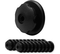 Offgridtec Lot de 20 Boutons Ronds pour Fixation de bâche, Filet de remorque, Boutons de Fixation