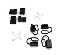 Offgridtec Lot de 4 fiches Anderson de 50 A max. 600 V avec capuchon anti-poussière noir AWG6