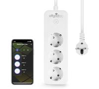 Offgridtec multiprise WiFi Intelligente 3 Prises, contrôle Via appli Smart Life/Tuya, Suivi énergie Temps réel, minuterie et scènes, Compatible Alexa/Google Home, 16A/3520W, câble 1,8 m, 3 pièce
