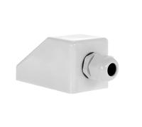 Offgridtec Passe-câble de toit 1 passage pour câble solaire 3-12 mm, étanche à l’eau et à la poussière, en ABS pour toit et extérieur, camping-cars & véhicules, 13x4.5x4 cm - Blanc (Heavy Duty)
