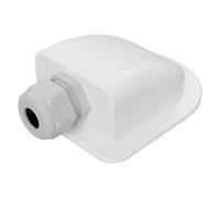 Offgridtec Passe-câble de toit 1 passage pour câble solaire 3-18 mm, étanche à l’eau et à la poussière, en ABS pour toit et extérieur, camping-cars & véhicules, 13x4.5x4 cm - Blanc