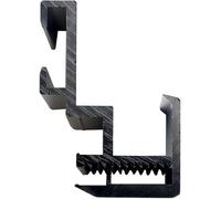Offgridtec Pince de fixation pour micro-onduleur, montage arrière pour cadres de panneaux solaires 28-50 mm, compatible avec toutes les marques courantes de micro-onduleurs, inox & aluminium, noir