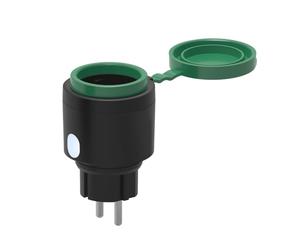 Offgridtec Prise Extérieure Intelligente WiFi, Contrôle via Application Smart Life/Tuya, Surveillance Énergétique en Temps Réel, Compatible Alexa/Google Home, Charge Maximale 16A/3680W, Lot de 2