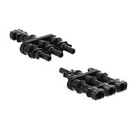 Prises de jonction triple Offgridtec® Fiche solaire en T pour connexion en parallèle