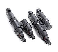 Offgridtec® Y-Plug - Douilles de branchement (jeu) compatible avec les fiches solaires courantes fiche solaire connecteur solaire photovoltaïque avec fermeture facile à cliquer