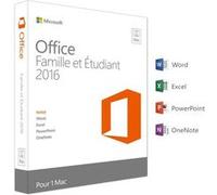Office 2016 Famille et Etudiant - 1 Mac