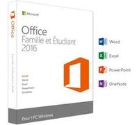 Microsoft Suite bureautique Office Famille et Étudiant 2016 – 1 PC