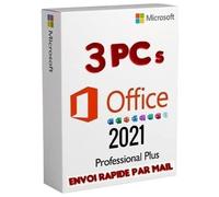 OFFICE 2021 PRO PLUS 3 PC - En Téléchargement - Envoi Rapide par MAIL - Facture Automatique !