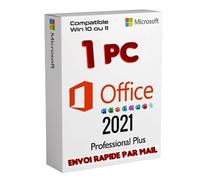 OFFICE 2021 PRO PLUS (version complète dématérialisée) - Envoi Rapide - Facture Automatique !.
