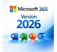 Office 365 2026 - Suite Office Complète 1 PC - Word Excel PowerPoint Outlook