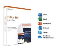 Office 365 Famille (devient Microsoft 365 Famille) - Jusqu’à 6 utilisateurs - PC ou Mac - 1 an
