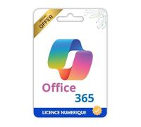 Office 365 Microsoft - Suite bureautique essentielle - Licence digitale - 5 appareils