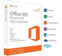 Office 365 Personnel - Inclut les nouveaux logiciels Office 2016 pour 1 PC/Mac + 1 tablette + 1 smartphone pendant 1 an