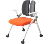 Office avec double support dorsal pliable et design pour étude, conférence, entraînement, session et bureau pour la maison/le bureau