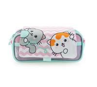Office Box Estuche Triple Design - Trousse avec grands compartiments intérieurs et fermeture éclair individuelle - par Colorline, multicolore, 22 cm largo x 11 cm de alto por 9 cm de ancho