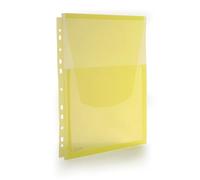 Office Box Lot de 10 pochettes à soufflet de 2 cm de grande capacité et multi-perforations pour classement à anneaux - Polypropylène 100 % recyclable de grande résistance et qualité by Office Box