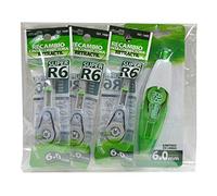 office box Lot de 3 rubans correcteurs R6 - Largeur 6 mm x 6 m (6 mm vert)
