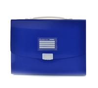 Office Box - Mallette rigide avec poignée en silicone et fermeture à broche - Idéale pour les feuilles, les travaux manuels et l'utilisation quotidienne - Matériau recyclable 100 % de grande