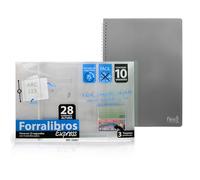 Office Box Pack Retour à l'école : couverture de livres Express - Le seul complet - ID et 3 cartes incluses et 100 % écologique, facile et rapide. Votre livre doublé en 15 secondes (28 cm) + carnet