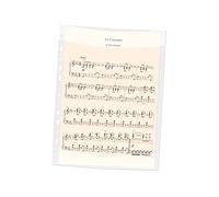 Office Box - Pochettes pour partitions musicales - Dossier musical - A4 - Noir - Professionnel - 10 poches - Multi-perforations spéciales - Résistant et durable