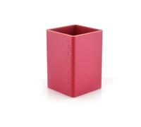 office box Pot à crayons Silicone by Colorline - Porte-crayons de table en silicone Premium au toucher doux et design exclusif - Dimensions : 9,5 x 6,5 cm (H x l) - REF.29011-RJ - Colorline by (Rouge)