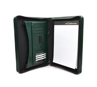 Office Box Réf. 74536 Porte-documents A5 Dynamic Classic avec fermeture éclair, bloc et compartiments intérieurs Vert classique