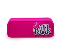 office box Trousse scolaire en silicone Hit Edition avec fermeture éclair et toucher ultra doux - 10 modèles lavables, multicolore, Girl Power