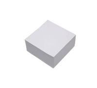 Office club Cheville de notes collée blanche de 500 feuilles de 10 x 10 cm