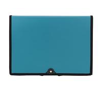 Office Depot® Classeur extensible en plastique de marque, 7 poches, extension 15,2 cm, 21,5 x 27,9 cm, lettre, bleu, lot de 1