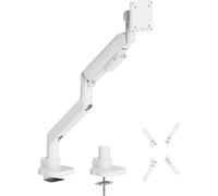 Office-Gs812Aexw Support De Moniteur, Extra Fort, Jusqu'À 27 Kg À 57"", Avec Vérin À Gaz, Vesa 75 X 75, 100 X 100, 200 X 200, Blanc