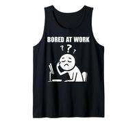 Office Humor Lovers Bored at Work Funny Lazy Workers Débardeur