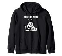 Office Humor Lovers Bored at Work Funny Lazy Workers Sweat à Capuche