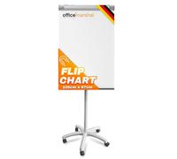 Office Marshal® Tableau de conférence avec pieds en croix mobile et deux bras latéraux | Réglable en continu