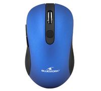 Office Mouse- Wireless -800/1200/1600 DPI - Blue Metal - 6 Buttons