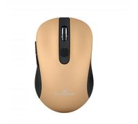 Bluestork Souris sans fil 6 boutons – 2,4 GHz, 1600 DPI – Windows/Mac – Rouge métal (Or)